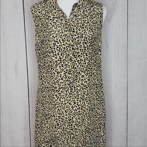 Equipment Lucia leopard print silk dress